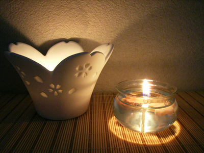 sakura candle 1